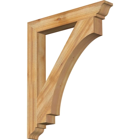 Imperial Traditional Rough Sawn Bracket, Western Red Cedar, 4W X 30D X 36H